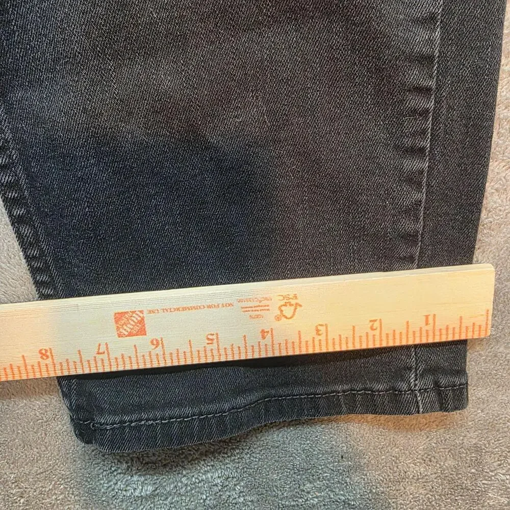 Levi's 559 Jeans Mens 38x30 Black Dark Wash Relaxed Fit Straight Leg Denim